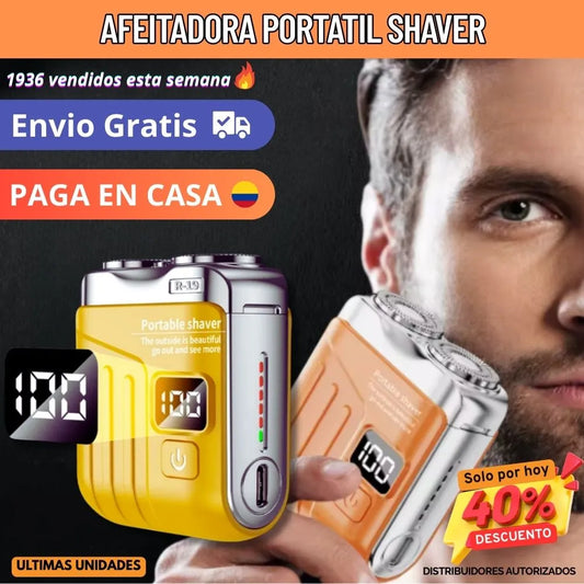 Portable Shaver® Afeitadora Digital: Menos Espacio, Mayor Ahorro