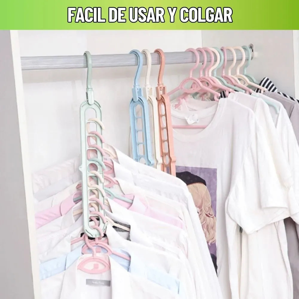 Gancho Multifuncional🥼X10 Unidades: Mas espacio, mas ahorro (Paga 5 Lleva 10)
