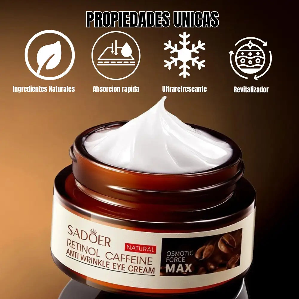 Coffe Eyes® Crema de cafeína - Mirada Fresca Joven y Descansada