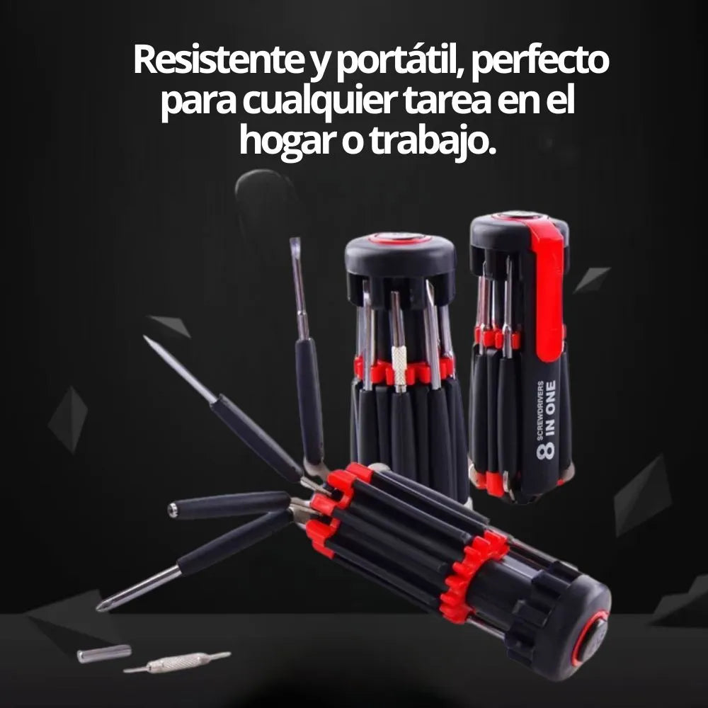 Destornillador 8 en 1