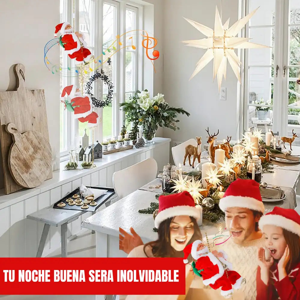 Papa Noel Escalador🎅 : Dale alegra a tu familia, vive una navidad diferente ⛄️🎇