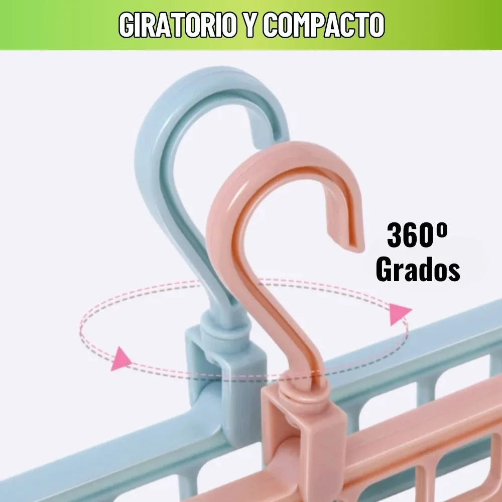 Gancho Multifuncional🥼X10 Unidades: Mas espacio, mas ahorro (Paga 5 Lleva 10)