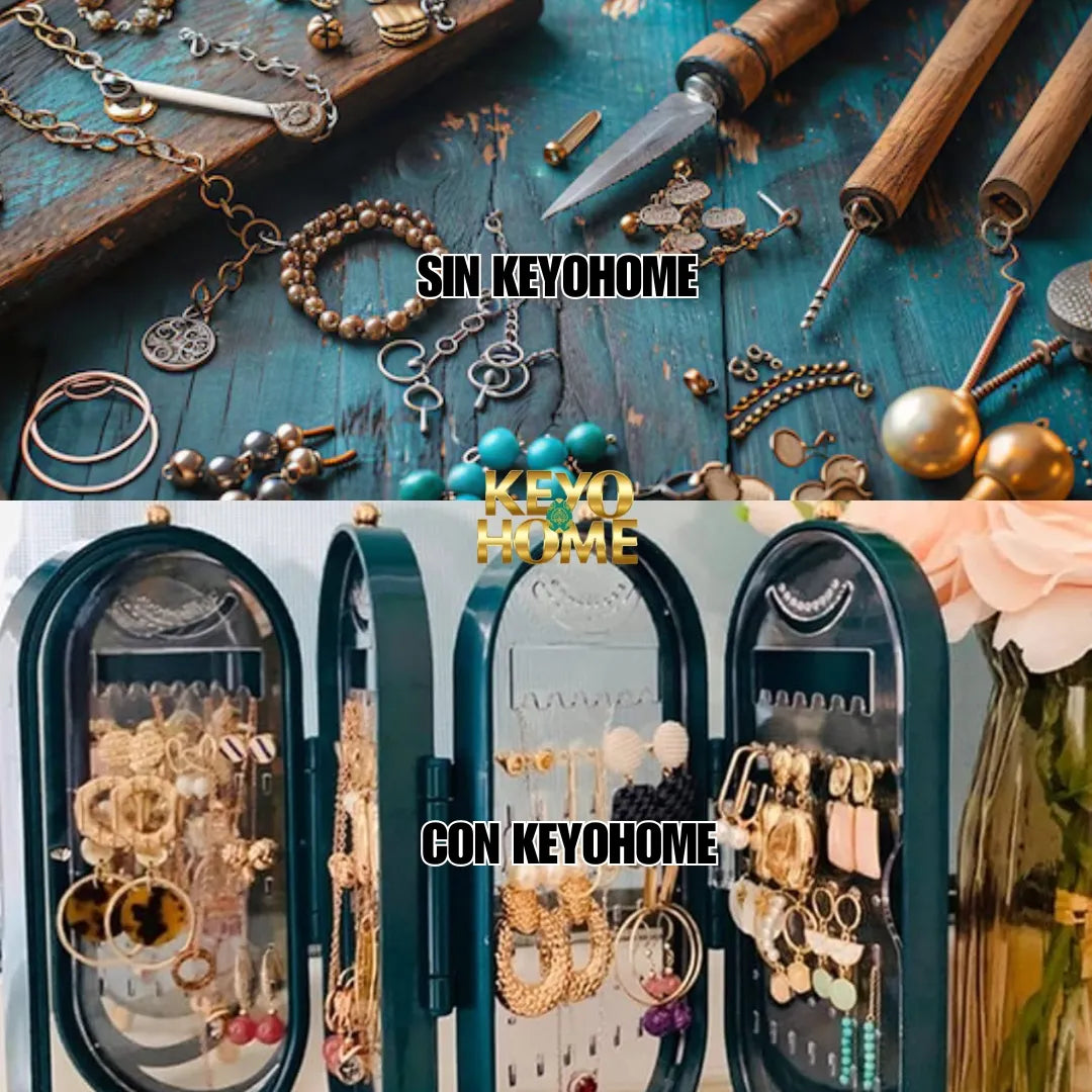 Joyero Plegable Keyohome® Organiza tu Elegancia 💍