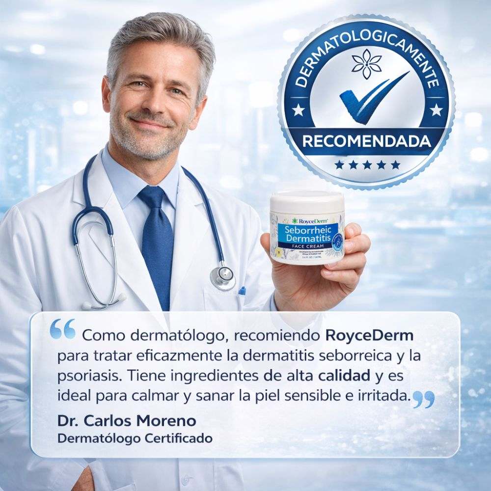 Royce Derm® Crema Para la Dermatitis y Psoriasis solo por hoy 30% de Descuento 🚀