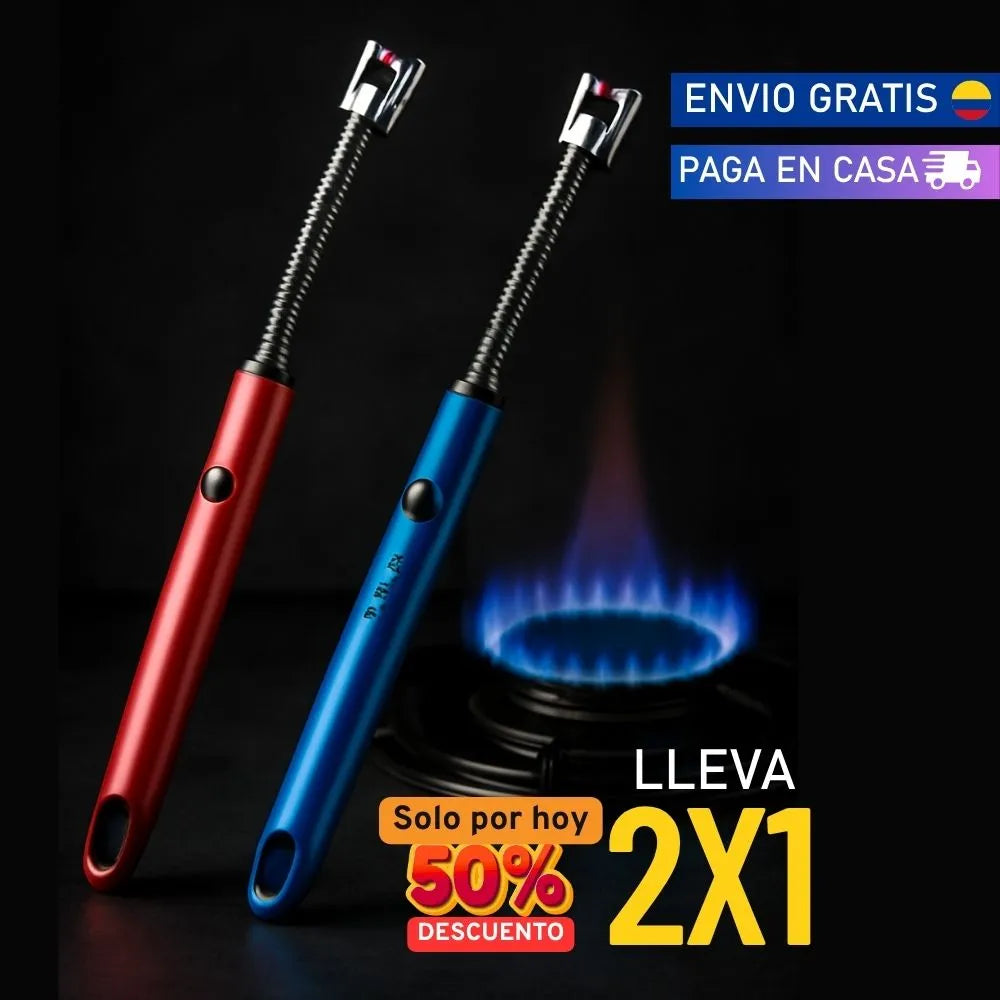 Encendedor Eléctrico Recargable🔋POWER FLAME®:  (Recibe 2 por el precio de 1)