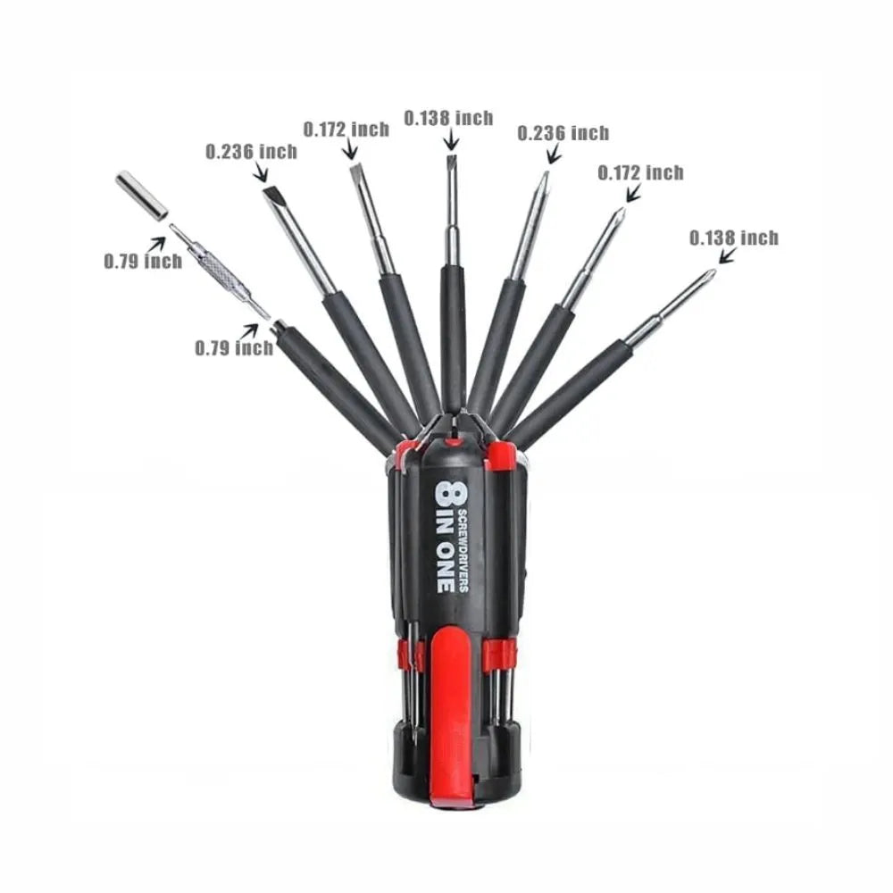 Destornillador 8 en 1