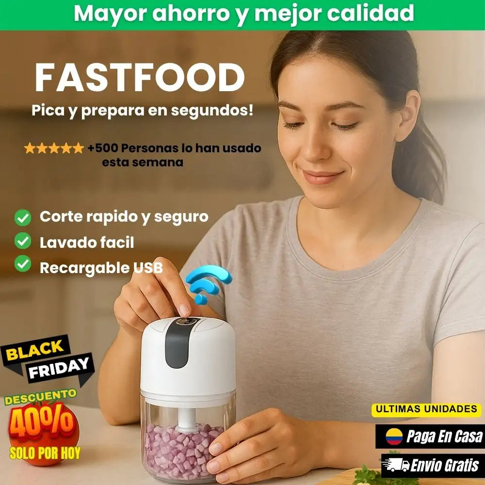 Picadora Digital USB Fastfood
