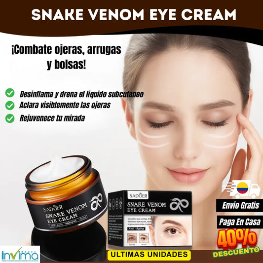 Crema Serpiente Syn-Ake® 💧👁️ Mirada fresca, rostro Joven
