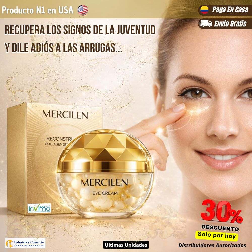 Celulas Mercilen Crema Antiarrugas, solo por hoy 30% de descuento 🚀