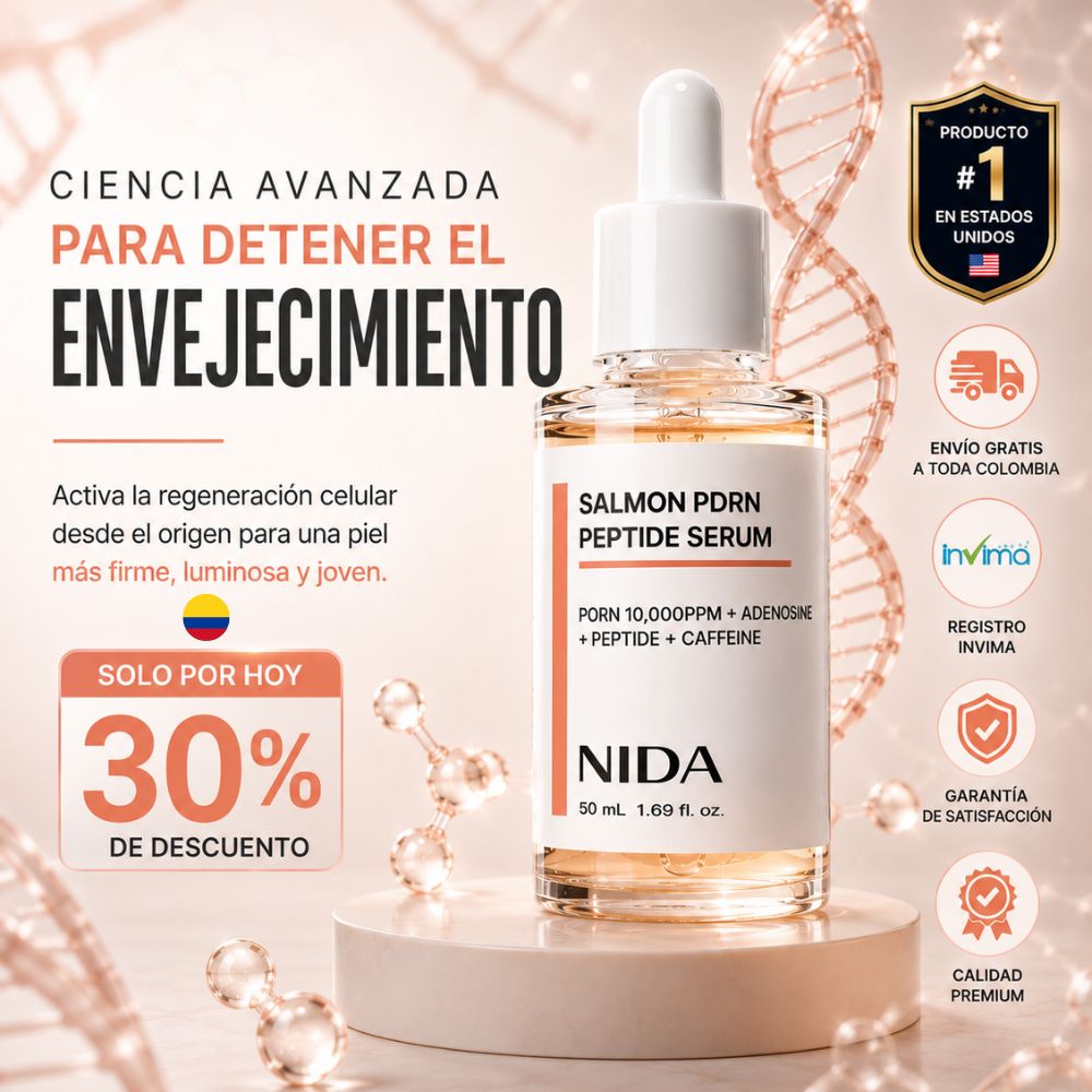 Serum PDRN Salmon Nida Antiarrugas y Antimanchas