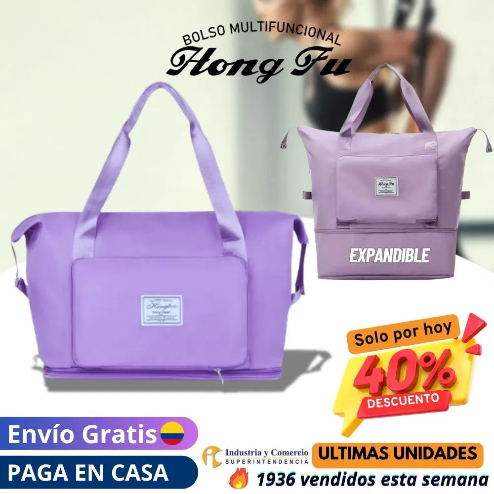 Hong Fu ® - Bolso Multifuncional🎒: Mas Espacio, Mas Ahorro ✈️