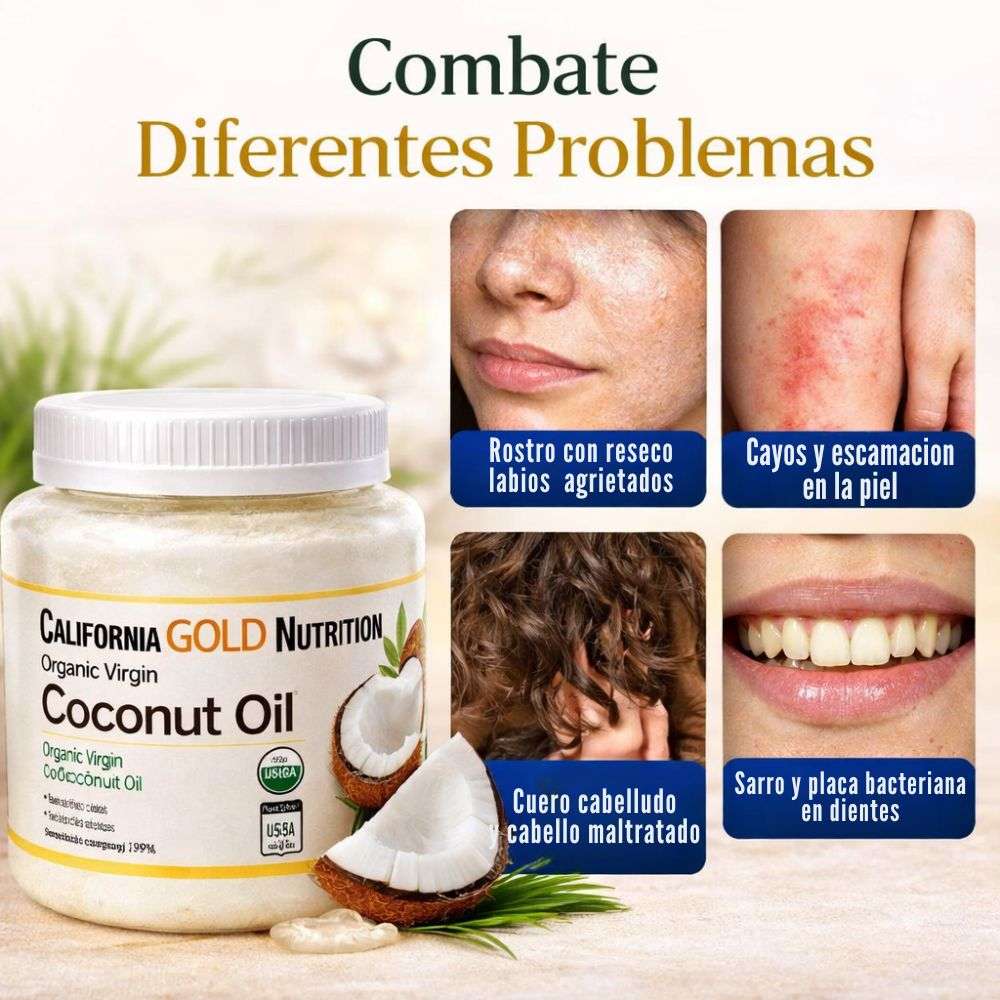 Coconut Oil - Aceite de Coco Prensado 200g - Solo por hoy 30% de descuento 🚀