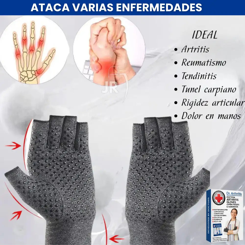 🌡️ ThermoFlex Gloves™🧤- Guantes de Compresión, movilidad y Calor Terapéutico ¡BlackFriday 40% Descuento!