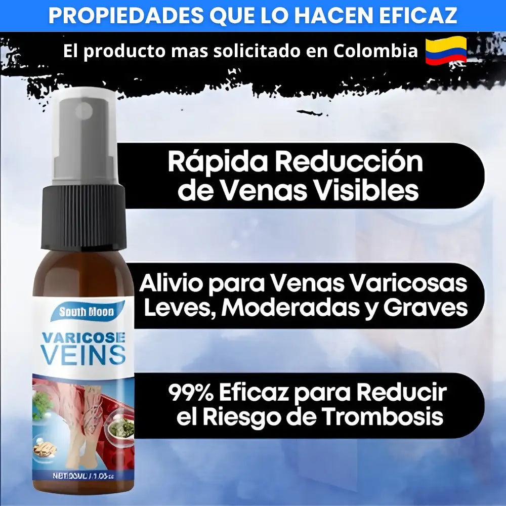 Spray Varicoce Veins® : Piernas mas sanas, Pasos mas firmes 🦵Paga 1 y Lleva 2 ¡Super Oferta SOLO POR HOY 🚀 40% de Descuento!