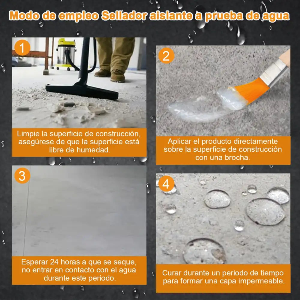 JAYSUING ® Sellador Impermeable de Alta Eficiencia 🧱💧 - (Recibe 2 por el precio de 1)
