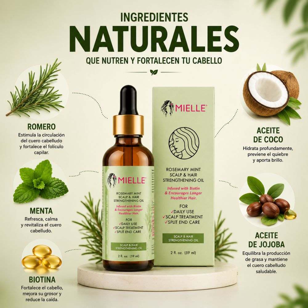 Mielle Serum Bioregenador Capilar Paga 1 Lleva 2 - Solo por hoy 30% SOLO POR HOY 🚀 40% de Descuento!