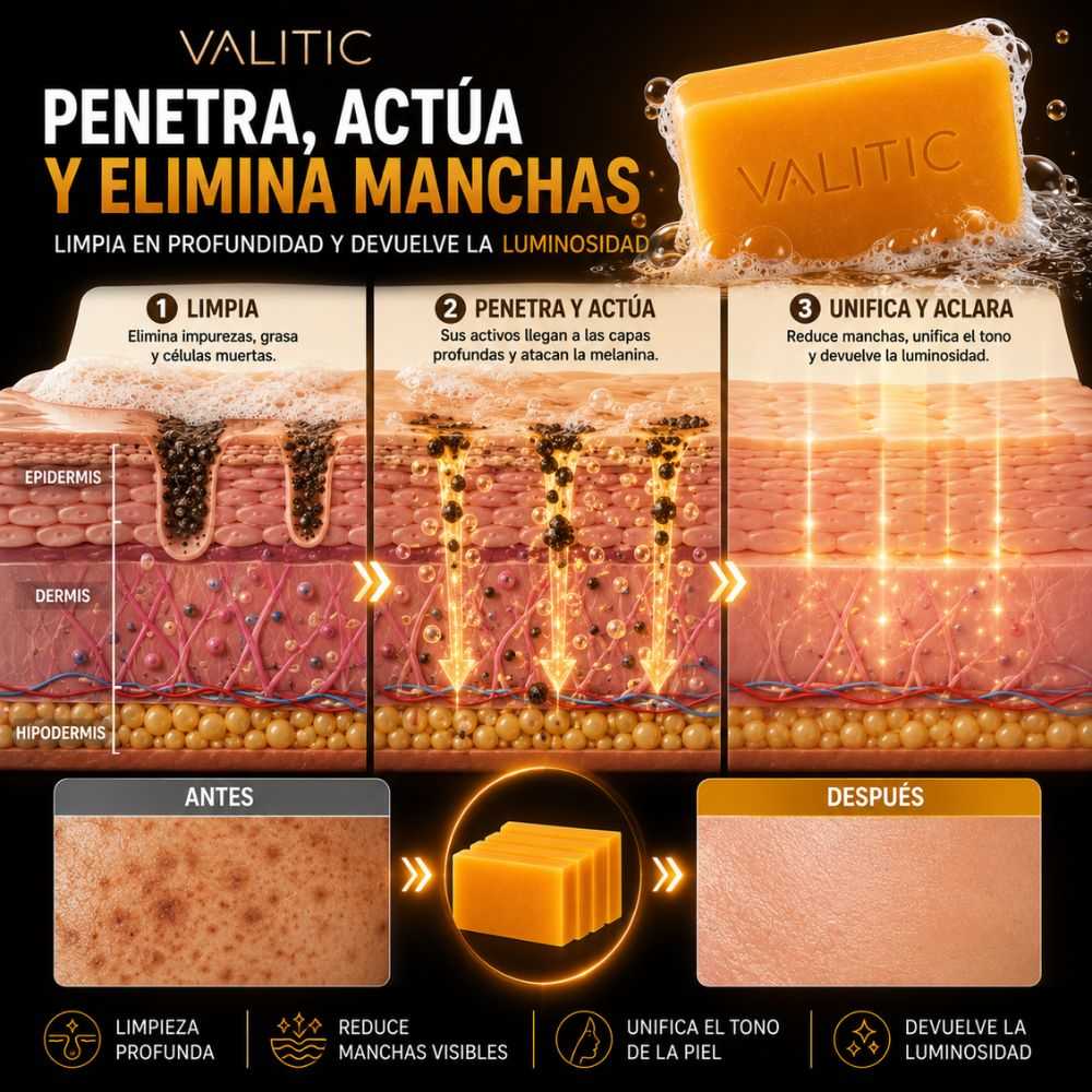 Jabónes para Machas VALITIC® SOLO POR HOY 30% de Descuento! 🚀