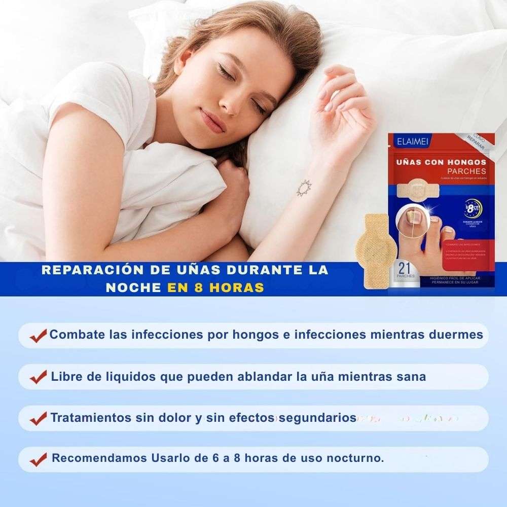 Parches termoregenerativos de uñas eliminadores de Hongos