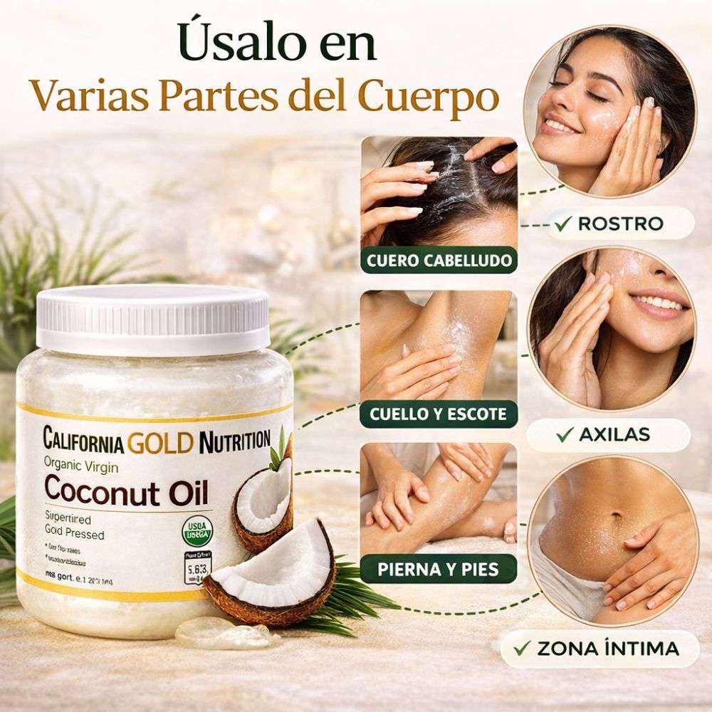 Coconut Oil - Aceite de Coco Prensado 200g - Solo por hoy 30% de descuento 🚀