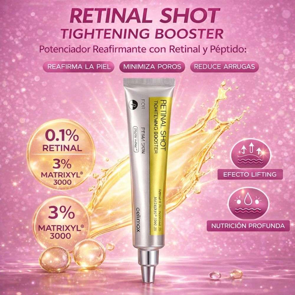 Retinal Shot - dile adios a las arruga y recupero los signos de la juventud - Solo por hoy 30% de descuento 🚀
