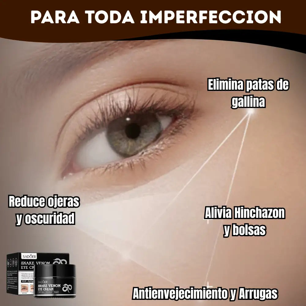 Crema Serpiente Syn-Ake® 💧👁️ Mirada fresca, rostro Joven