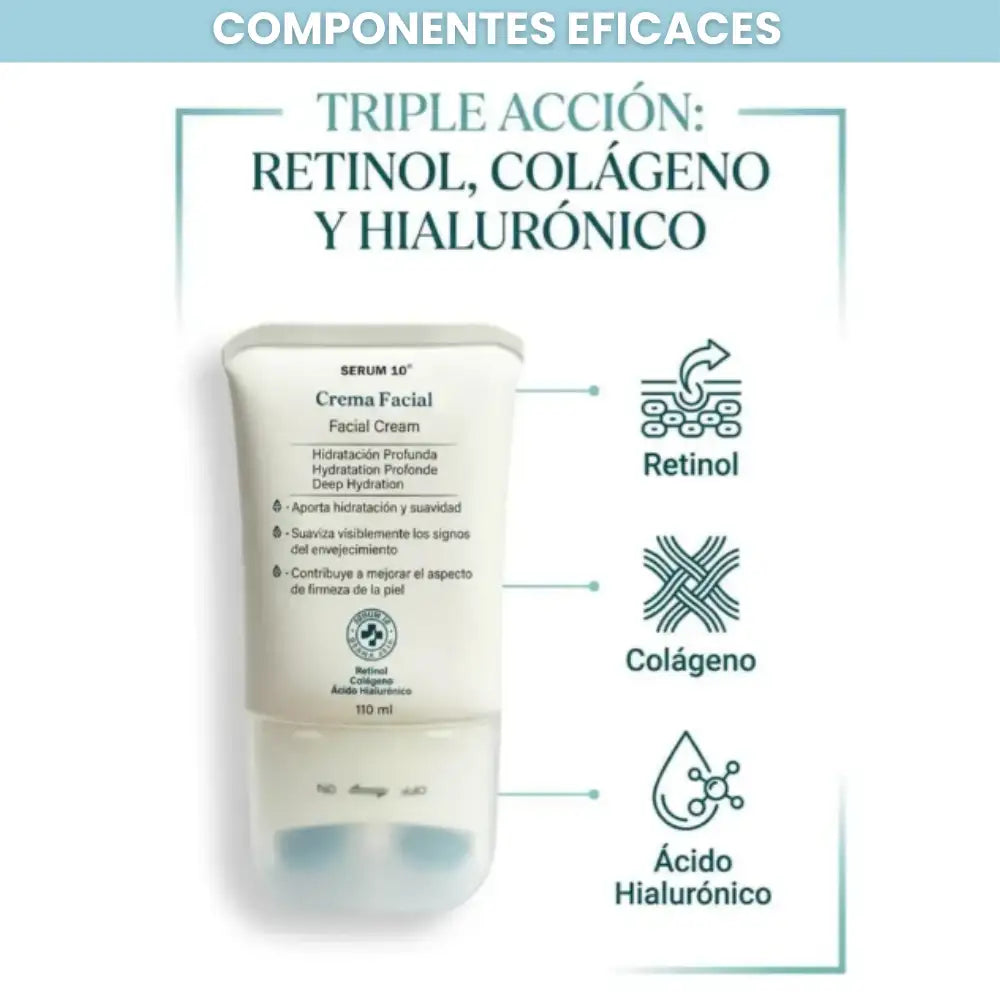 Serum 10 - Crema Masajeadora para el Cuello