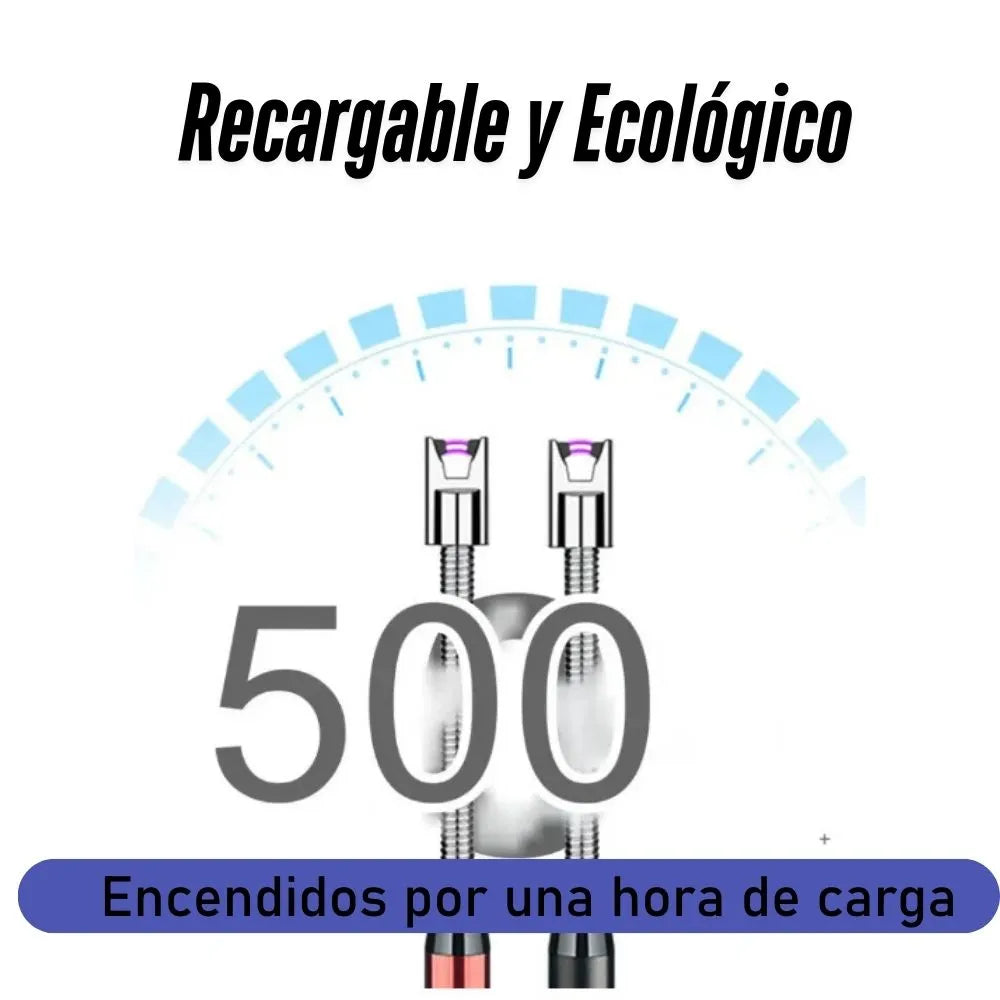 Encendedor Eléctrico Recargable🔋POWER FLAME®:  (Recibe 2 por el precio de 1)