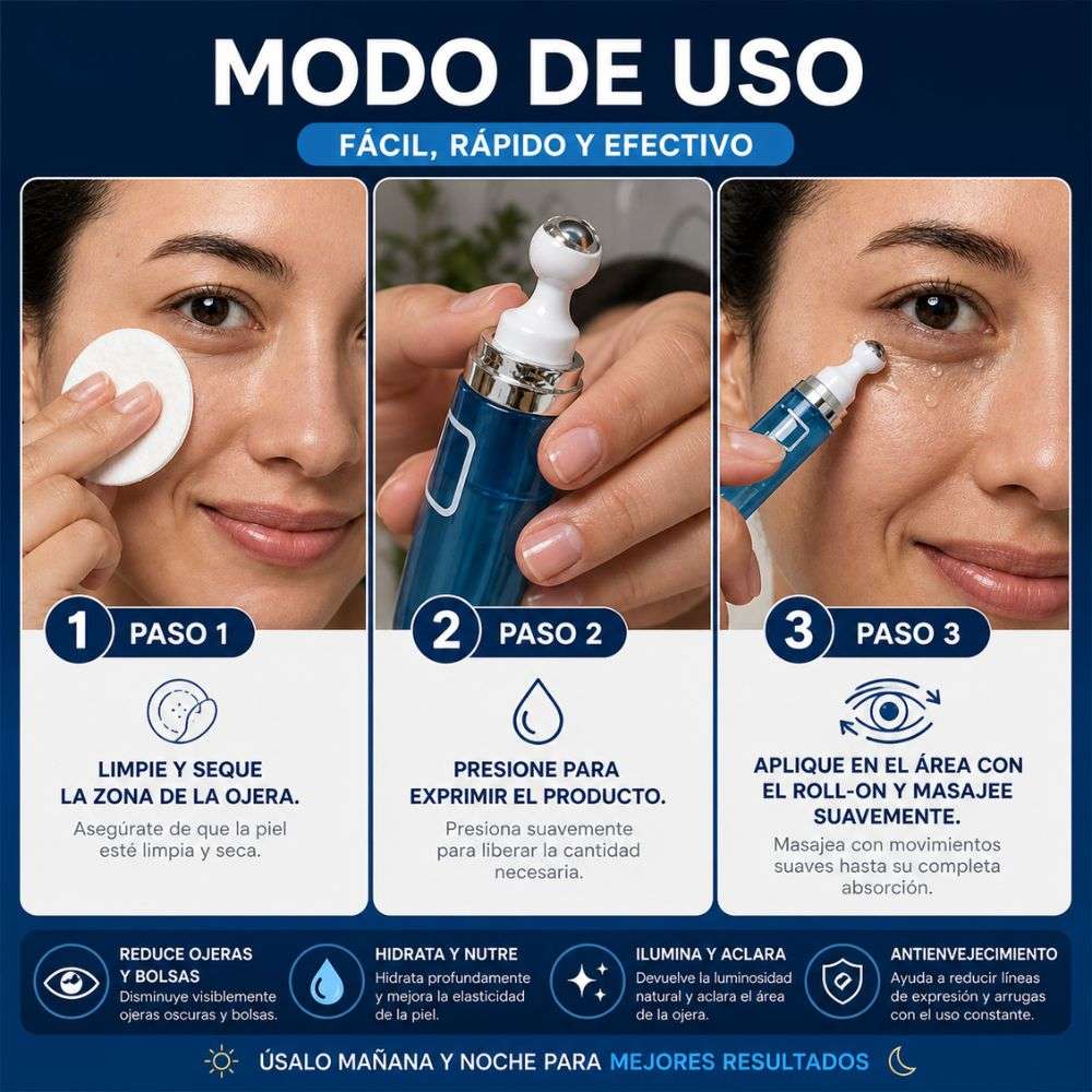 EyeLift® Serum de Cafeína 🫘– Recupera tu mirada y vuelve a darle vida tu rostro 👁️❄️ Solo por hoy 40% 🚀
