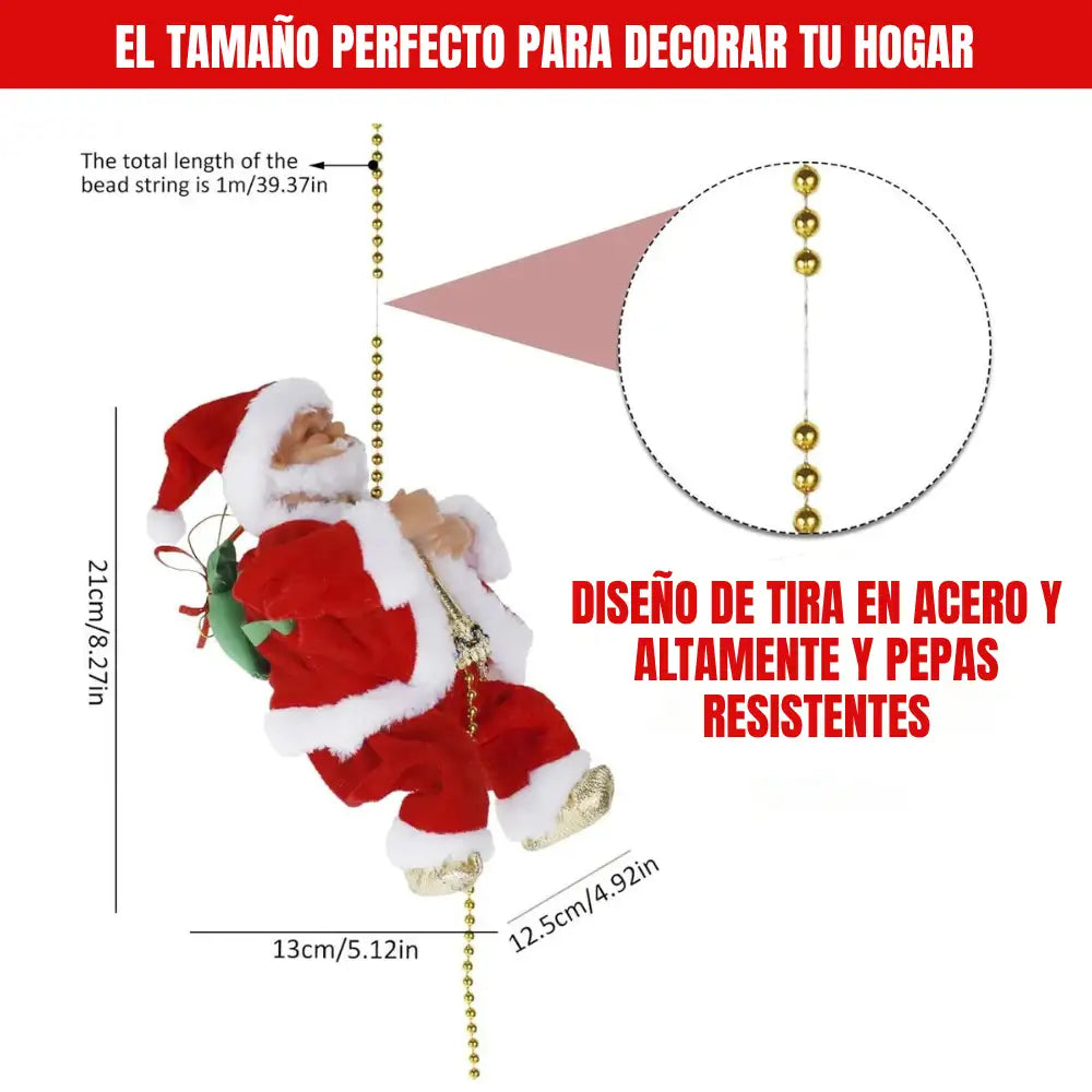 Papa Noel Escalador🎅 : Dale alegra a tu familia, vive una navidad diferente ⛄️🎇