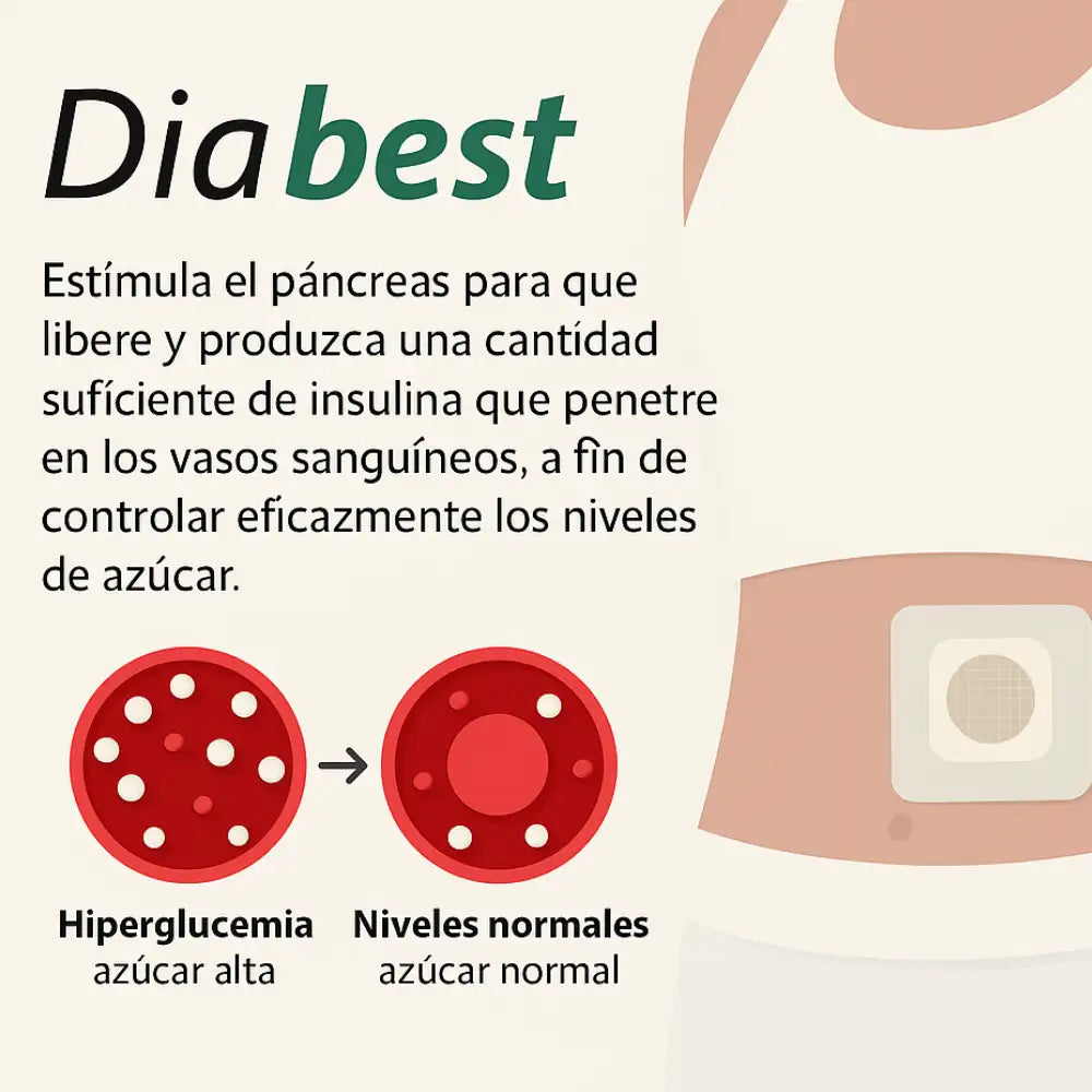 Parches Reguladores de azúcar🩸💪 Promo Especial Pague 1 y Lleve 2