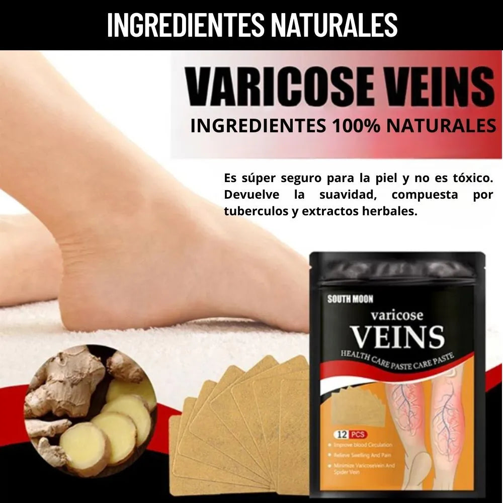 Parches Varicoce Veins® Lleva 2 Por el Precio de 1 (24 Unidades)