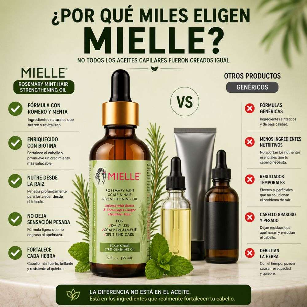 Mielle Serum Bioregenador Capilar Paga 1 Lleva 2 - Solo por hoy 30% SOLO POR HOY 🚀 40% de Descuento!