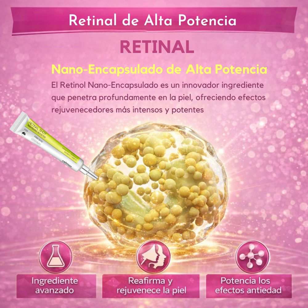 Retinal Shot - dile adios a las arruga y recupero los signos de la juventud - Solo por hoy 30% de descuento 🚀