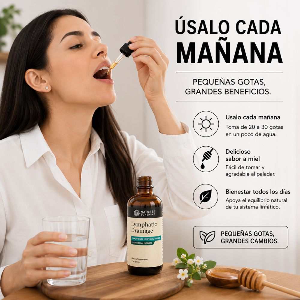 Gotas Naturales Lymphatic Drainage - Drenaje Linfatico eliminador de Toxinas