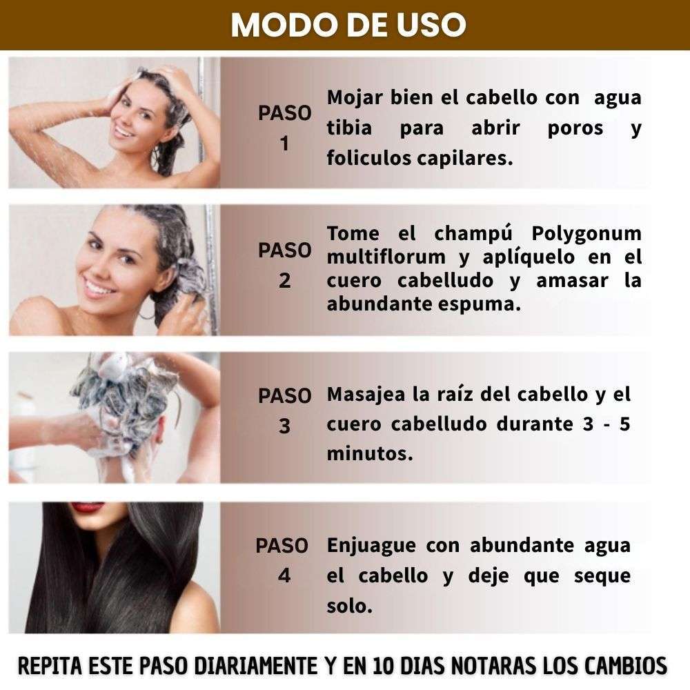 Polygonum Soap®🫚Shampoo en barra Anticanas: Paga 1 y Lleva 2 ¡Super Oferta SOLO POR HOY🚀40% de Descuento!
