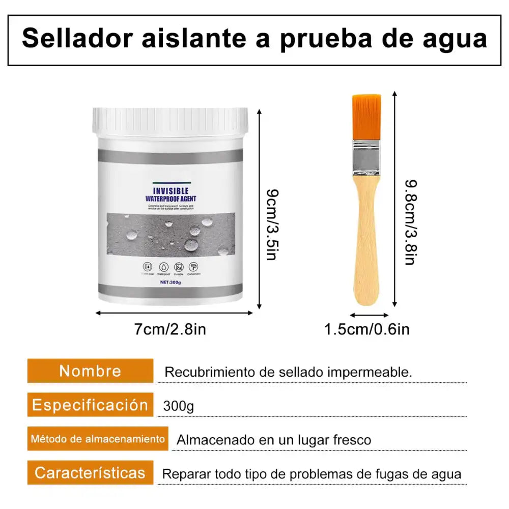JAYSUING ® Sellador Impermeable de Alta Eficiencia 🧱💧 - (Recibe 2 por el precio de 1)