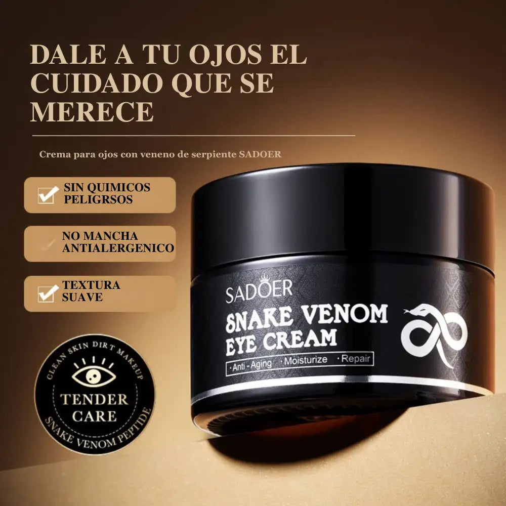 Crema Serpiente Syn-Ake® 💧👁️ Mirada fresca, rostro Joven