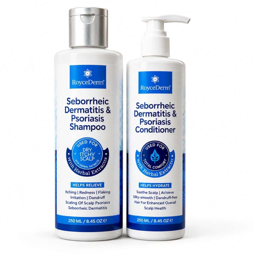 Combo Bioregenerativo de cuero cabelludo Roycederm Shampoo + Acondicionadora - Solo por hoy 30% de Descuento 🚀