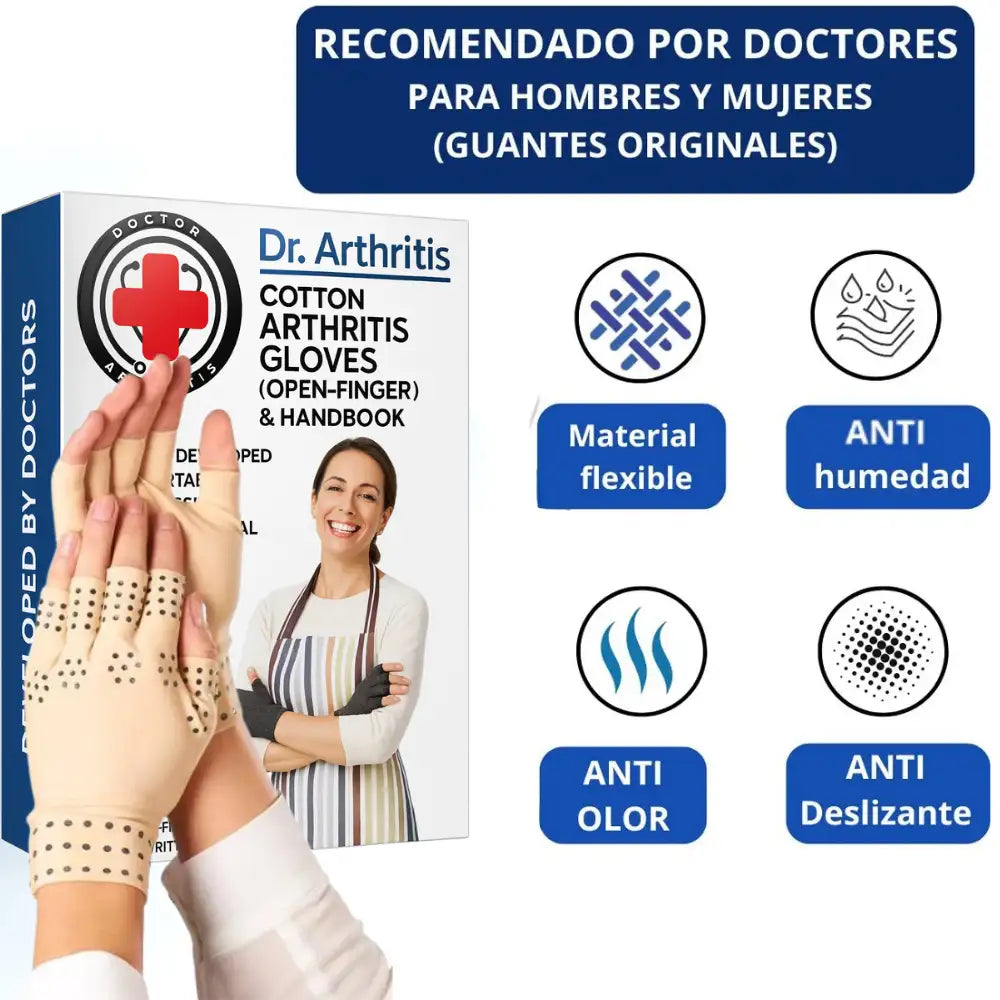 🌡️ ThermoFlex Gloves™🧤- Guantes de Compresión, movilidad y Calor Terapéutico ¡BlackFriday 40% Descuento!