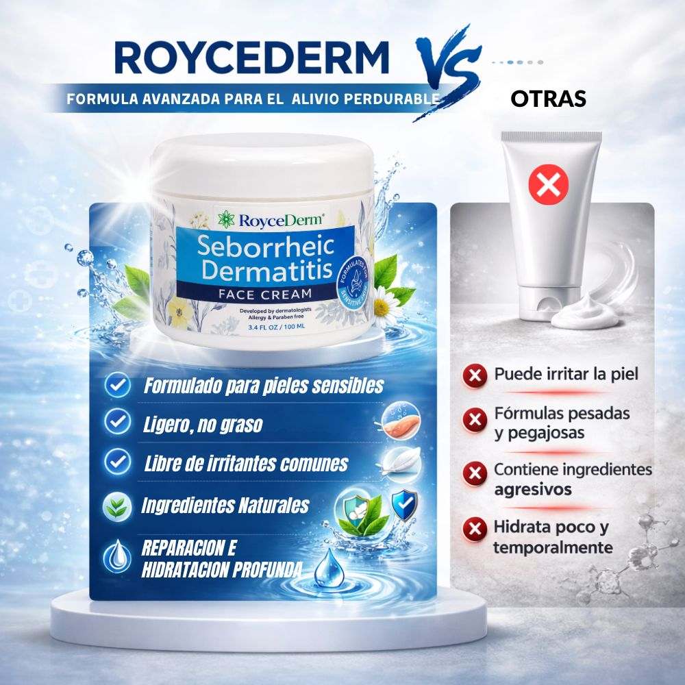 Royce Derm® Crema Para la Dermatitis y Psoriasis solo por hoy 30% de Descuento 🚀
